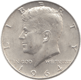 1964 USA SILVER HALF DOLLAR E - WORLD SILVER COINS - Cambridgeshire Coins