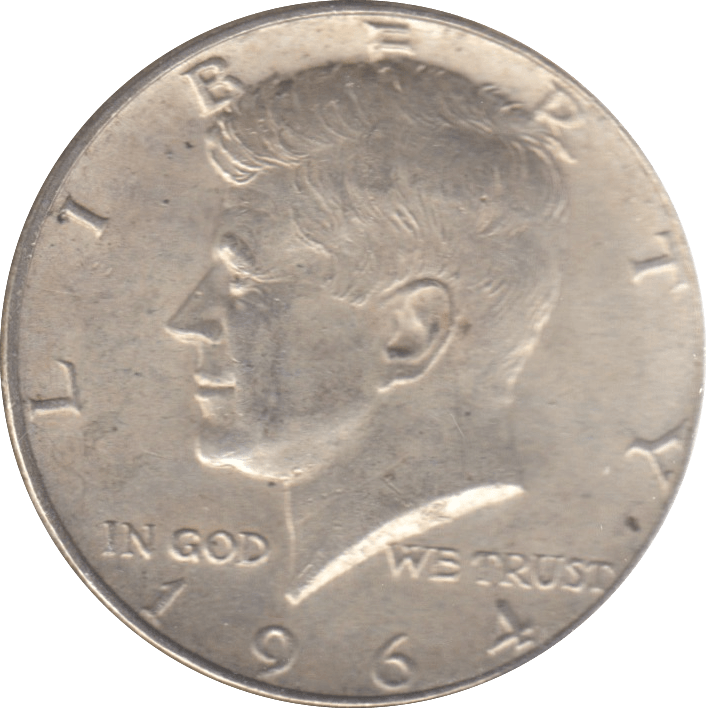 1964 USA SILVER HALF DOLLAR - SILVER WORLD COINS - Cambridgeshire Coins