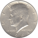 1964 USA SILVER HALF DOLLAR - WORLD SILVER COINS - Cambridgeshire Coins