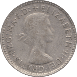 1965 AUSTRALIA SILVER SIXPENCE - SILVER WORLD COINS - Cambridgeshire Coins