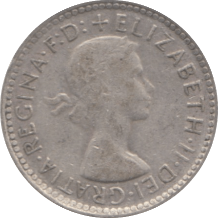 1965 AUSTRALIA SILVER SIXPENCE - SILVER WORLD COINS - Cambridgeshire Coins