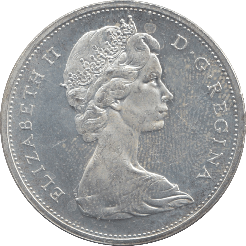1965 CANADA SILVER ONE DOLLAR 9 - WORLD SILVER COINS - Cambridgeshire Coins