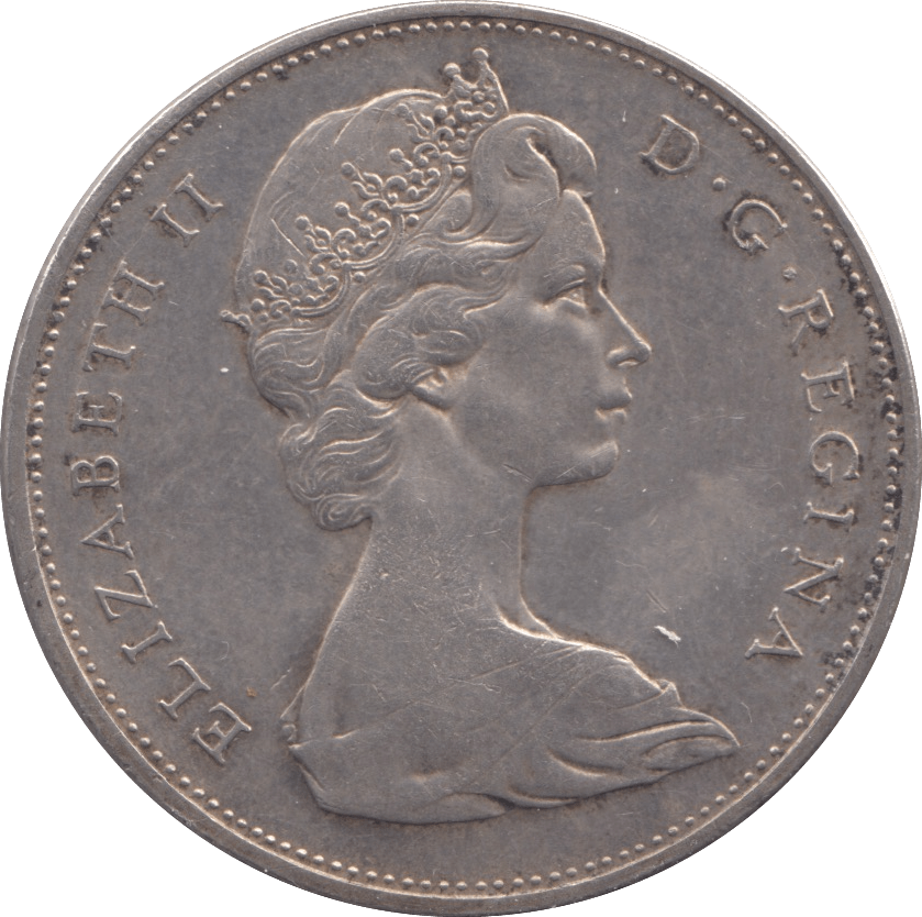 1965 CANADA SILVER ONE DOLLAR - SILVER WORLD COINS - Cambridgeshire Coins