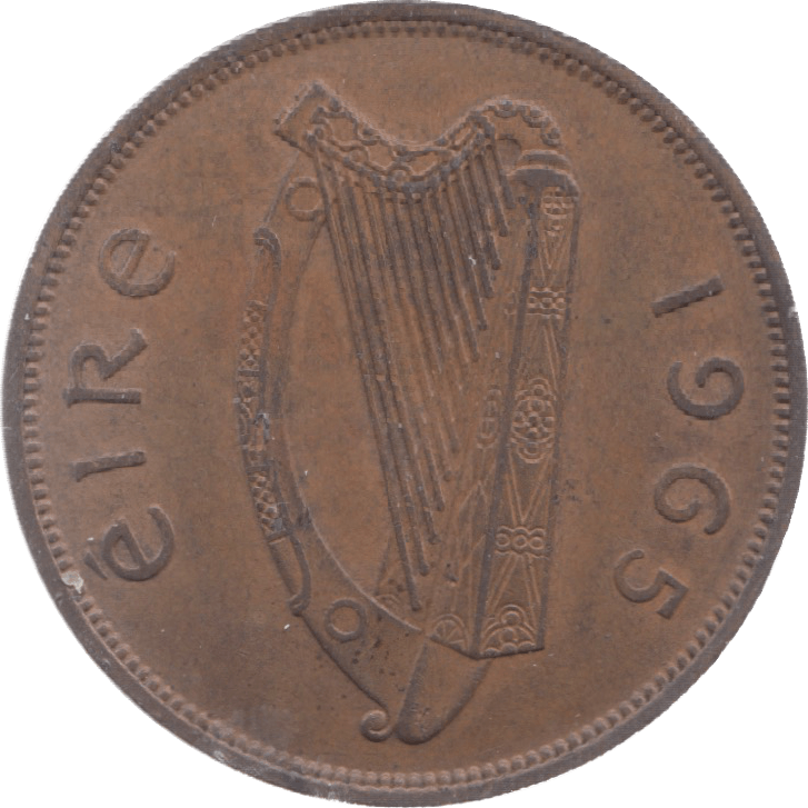 1965 IRELAND ONE PENNY - WORLD COINS - Cambridgeshire Coins