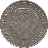 1965 ONE KRONE SWEDEN - WORLD COINS - Cambridgeshire Coins