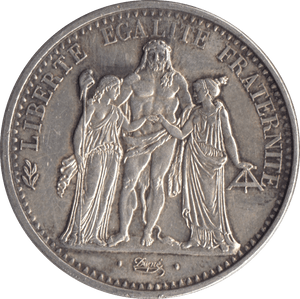 1965 SILVER 10 FRANCS FRANCE - SILVER WORLD COINS - Cambridgeshire Coins