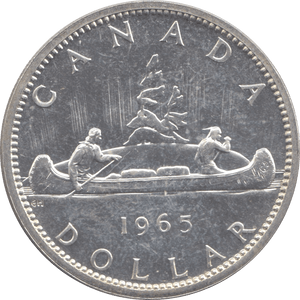 1965 SILVER DOLLAR CANADA 4 - WORLD SILVER COINS - Cambridgeshire Coins