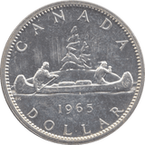 1965 SILVER DOLLAR CANADA 4 - WORLD SILVER COINS - Cambridgeshire Coins