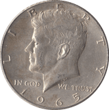 1965 SILVER HALF DOLLAR USA - SILVER WORLD COINS - Cambridgeshire Coins