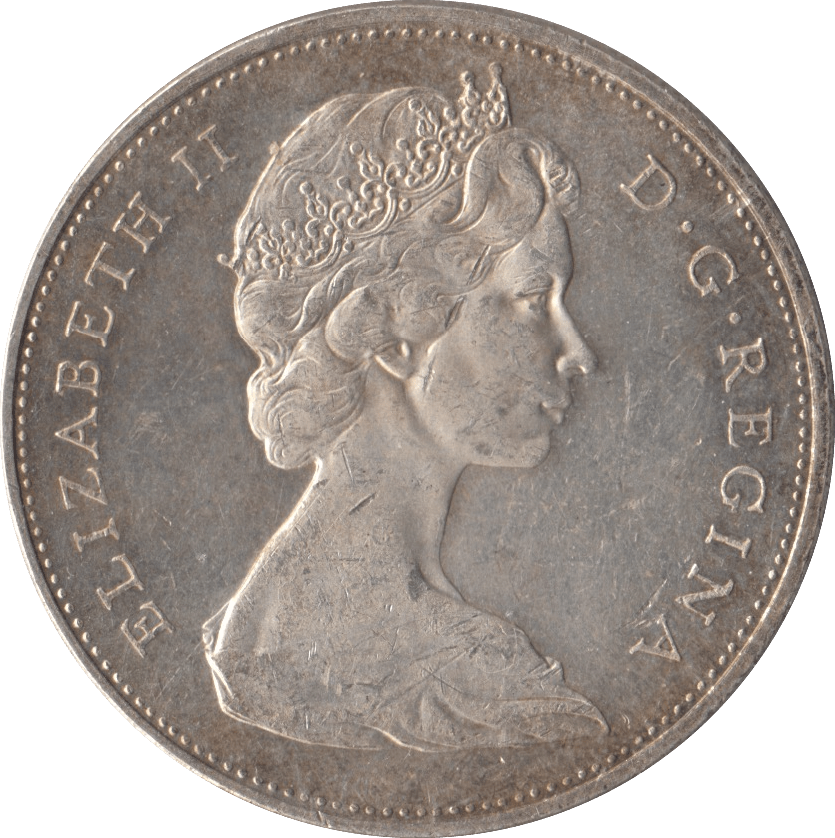 1965 SILVER ONE DOLLAR CANADA - SILVER WORLD COINS - Cambridgeshire Coins