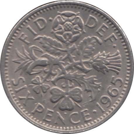 1965 SIXPENCE ( VF ) - Sixpence - Cambridgeshire Coins