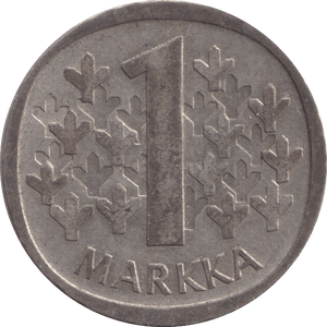1966 1 MARKKA FINLAND - WORLD COINS - Cambridgeshire Coins