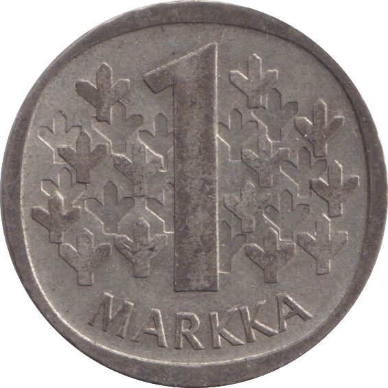 1966 1 MARKKA FINLAND - WORLD COINS - Cambridgeshire Coins