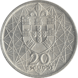 1966 20 ESCUDOS PORTUGAL - WORLD COINS - Cambridgeshire Coins