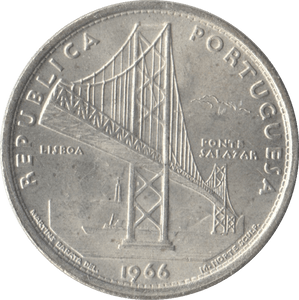 1966 20 ESCUDOS PORTUGAL - WORLD COINS - Cambridgeshire Coins