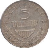 1966 5 SCHILLING AUSTRIA - WORLD COINS - Cambridgeshire Coins