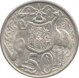 1966 AUSTRALIA 50 CENTS - SILVER WORLD COINS - Cambridgeshire Coins