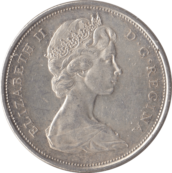 1966 CANADA 50 CENTS - SILVER WORLD COINS - Cambridgeshire Coins