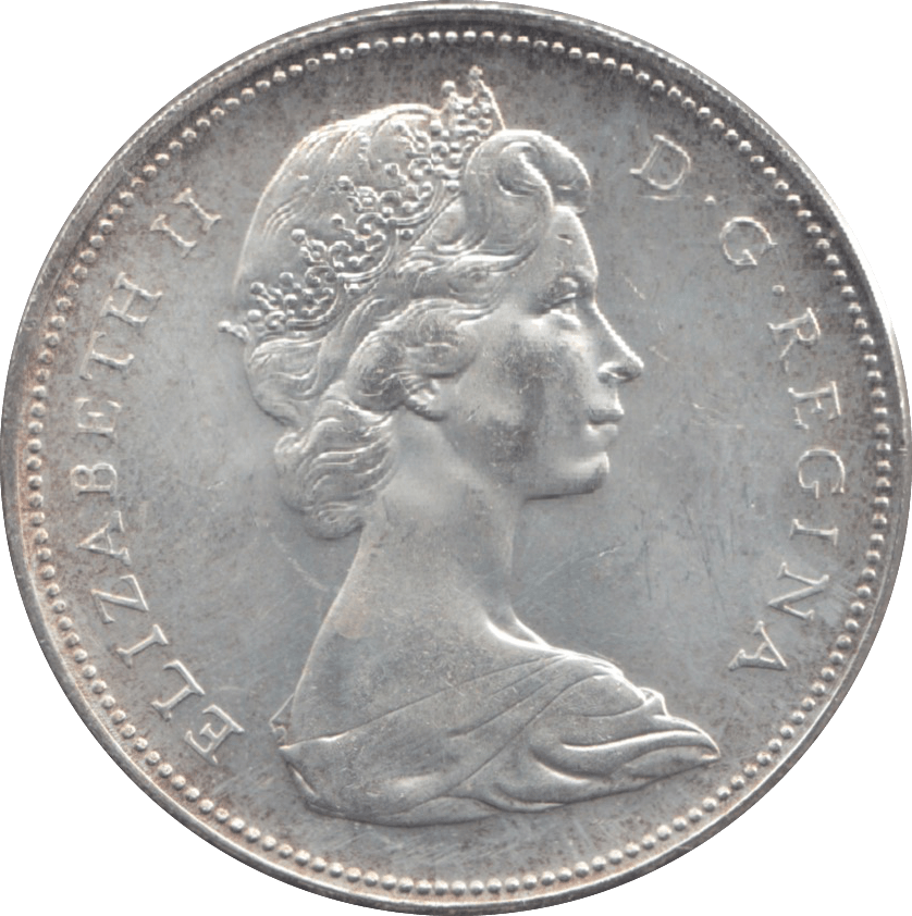 1966 CANADA SILVER ONE DOLLAR 9 - WORLD SILVER COINS - Cambridgeshire Coins