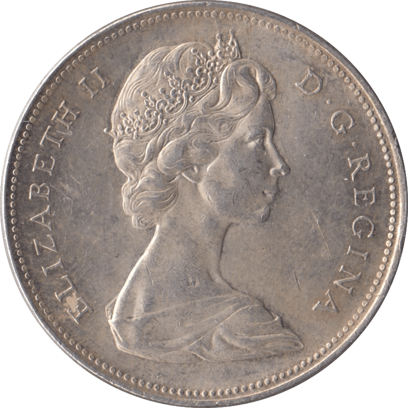 1966 CANADA SILVER ONE DOLLAR - SILVER WORLD COINS - Cambridgeshire Coins