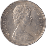 1966 CANADA SILVER ONE DOLLAR - SILVER WORLD COINS - Cambridgeshire Coins