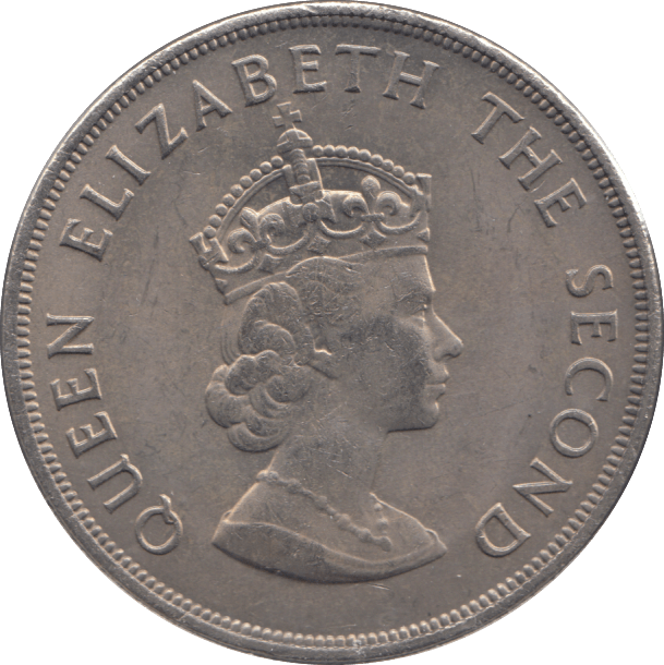 1966 FIVE SHILLINGS JERSEY - WORLD COINS - Cambridgeshire Coins
