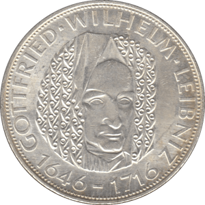 1966 GERMANY SILVER 5 MARKS ( UNC ) - SILVER WORLD COINS - Cambridgeshire Coins