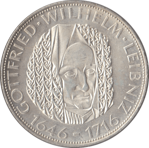 1966 GERMANY SILVER 5 MARKS - SILVER WORLD COINS - Cambridgeshire Coins