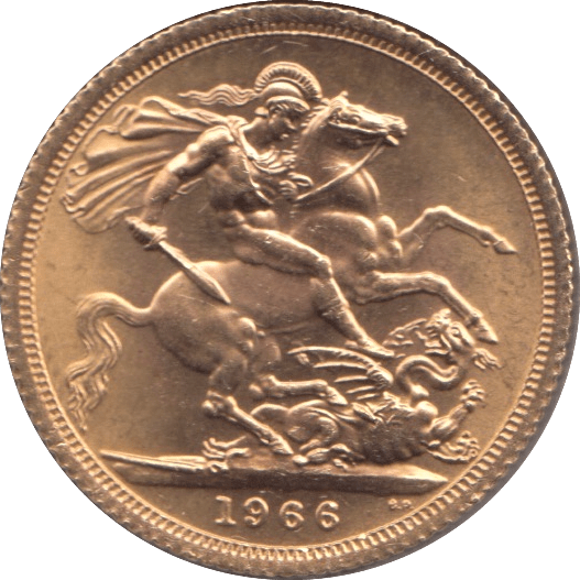 1966 GOLD SOVEREIGN ( BU ) - Sovereign - Cambridgeshire Coins