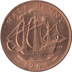1966 HALFPENNY ( BU ) - Halfpenny - Cambridgeshire Coins