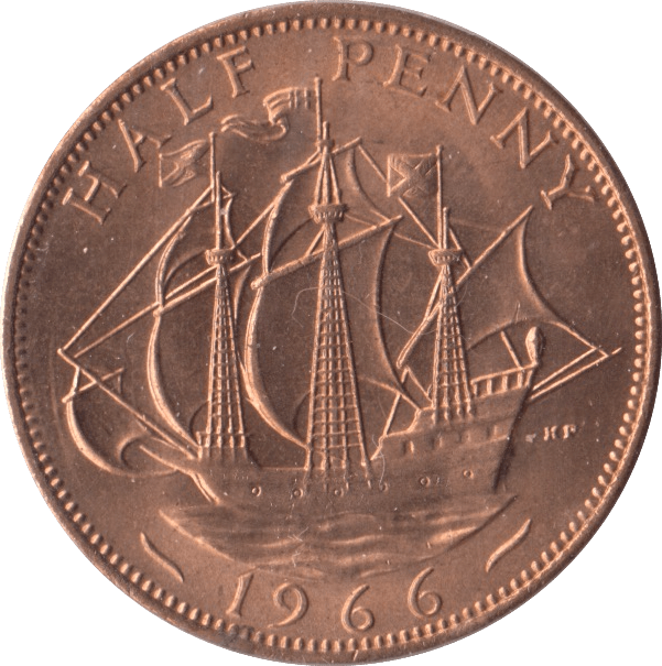1966 HALFPENNY ( BU ) - Halfpenny - Cambridgeshire Coins