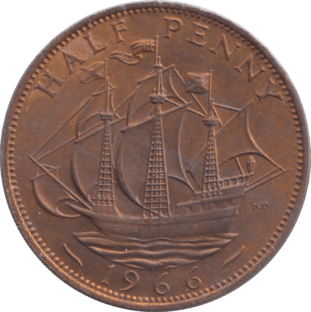 1966 HALFPENNY ( BU ) - Halfpenny - Cambridgeshire Coins