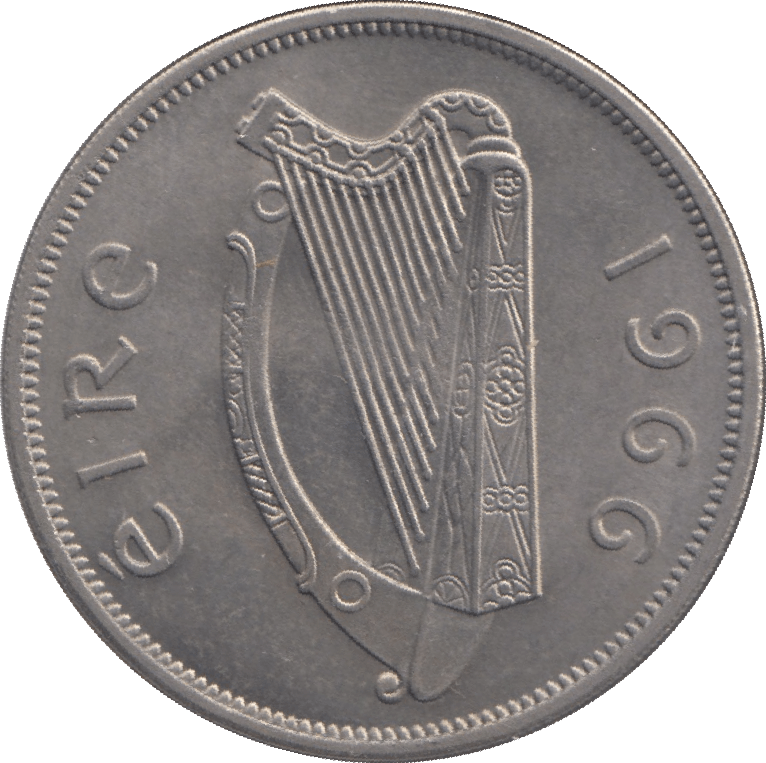 1966 IRELAND HALFCROWN - WORLD COINS - Cambridgeshire Coins