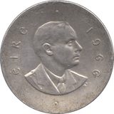 1966 IRELAND SILVER 10 SHILLINGS - SILVER WORLD COINS - Cambridgeshire Coins