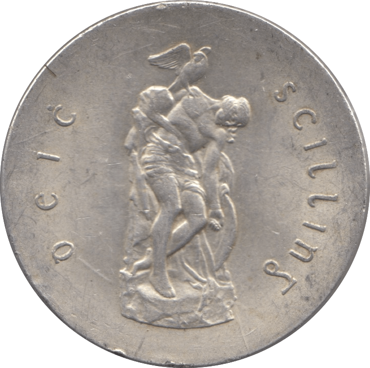 1966 IRELAND SILVER 10 SHILLINGS - SILVER WORLD COINS - Cambridgeshire Coins