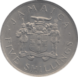 1966 JAMAICA FIVE SHILLINGS - WORLD COINS - Cambridgeshire Coins