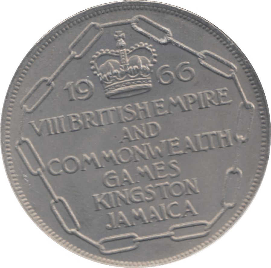 1966 JAMAICA FIVE SHILLINGS - WORLD COINS - Cambridgeshire Coins