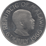 1966 MALAWI ONE CROWN - WORLD COINS - Cambridgeshire Coins