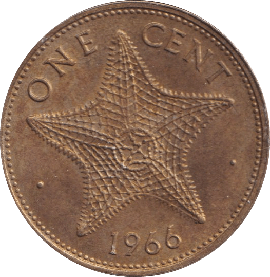 1966 ONE CENT BAHAMA ISLANDS - WORLD COINS - Cambridgeshire Coins