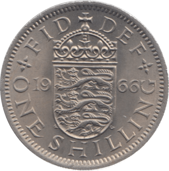 1966 SHILLING ENGLISH ( UNC ) - Shilling - Cambridgeshire Coins