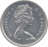 1966 SILVER 25 CENTS CANADA - SILVER WORLD COINS - Cambridgeshire Coins