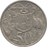 1966 SILVER AUSTRALIA 50 CENTS REF 2 - SILVER WORLD COINS - Cambridgeshire Coins
