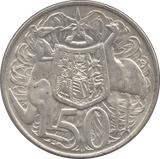 1966 SILVER AUSTRALIA 50 CENTS - SILVER WORLD COINS - Cambridgeshire Coins