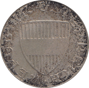 1966 SILVER AUSTRIAN 10 SCHILLING - SILVER WORLD COINS - Cambridgeshire Coins
