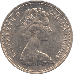 1966 SILVER FIFTY CENTS BAHAMA ISLANDS - WORLD SILVER COINS - Cambridgeshire Coins