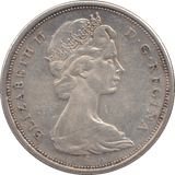 1966 SILVER FIFTY CENTS CANADA - WORLD SILVER COINS - Cambridgeshire Coins