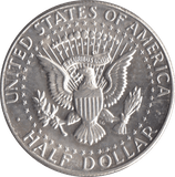 1966 SILVER HALF DOLLAR USA - SILVER WORLD COINS - Cambridgeshire Coins