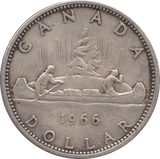 1966 SILVER ONE DOLLAR CANADA - WORLD SILVER COINS - Cambridgeshire Coins
