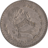 1966 SILVER ONE PESO MEXICO - WORLD SILVER COINS - Cambridgeshire Coins