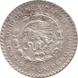 1966 SILVER TWO PESO MEXICO - WORLD SILVER COINS - Cambridgeshire Coins